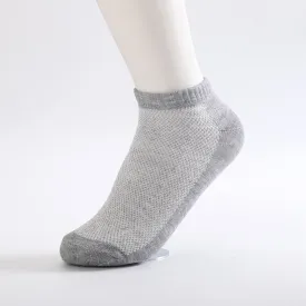 1 Pair Breathable Men Solid Mesh High-Quality Male Boat Socks