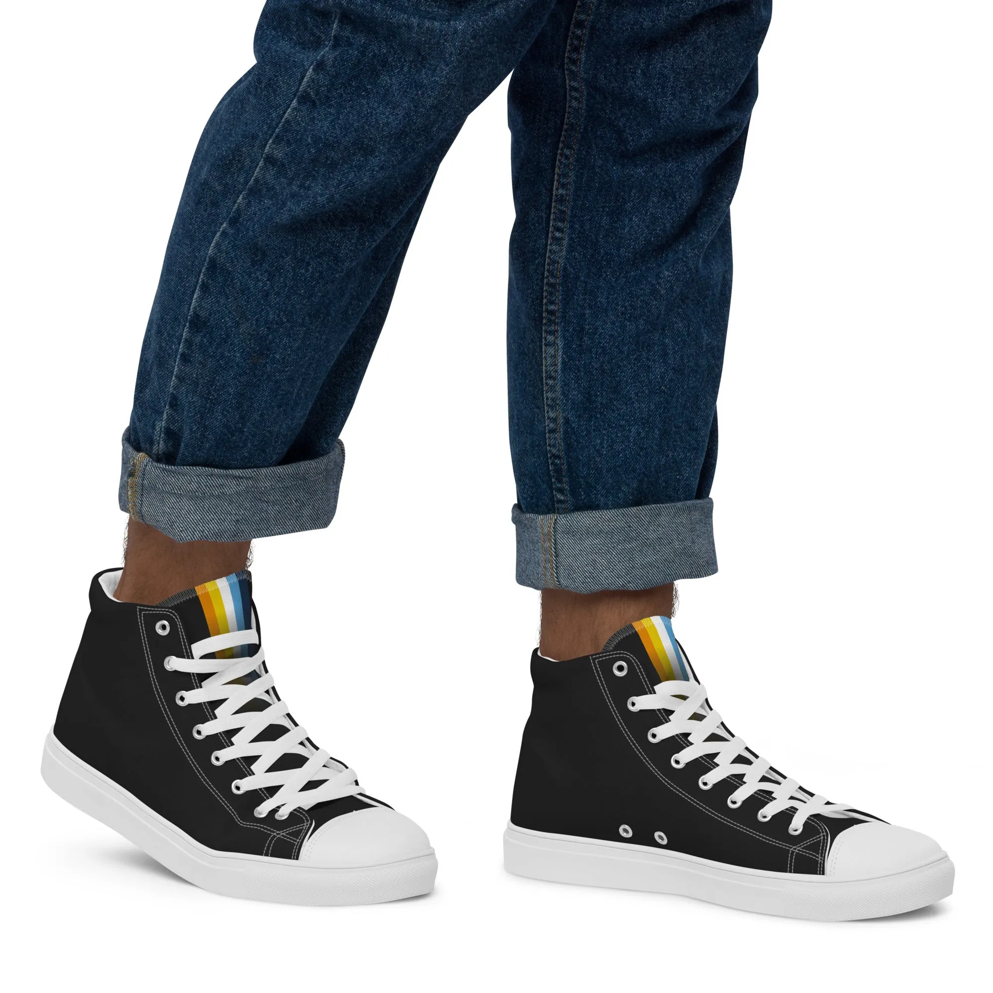 AroAce Pride High Top Trainers (male sizes)