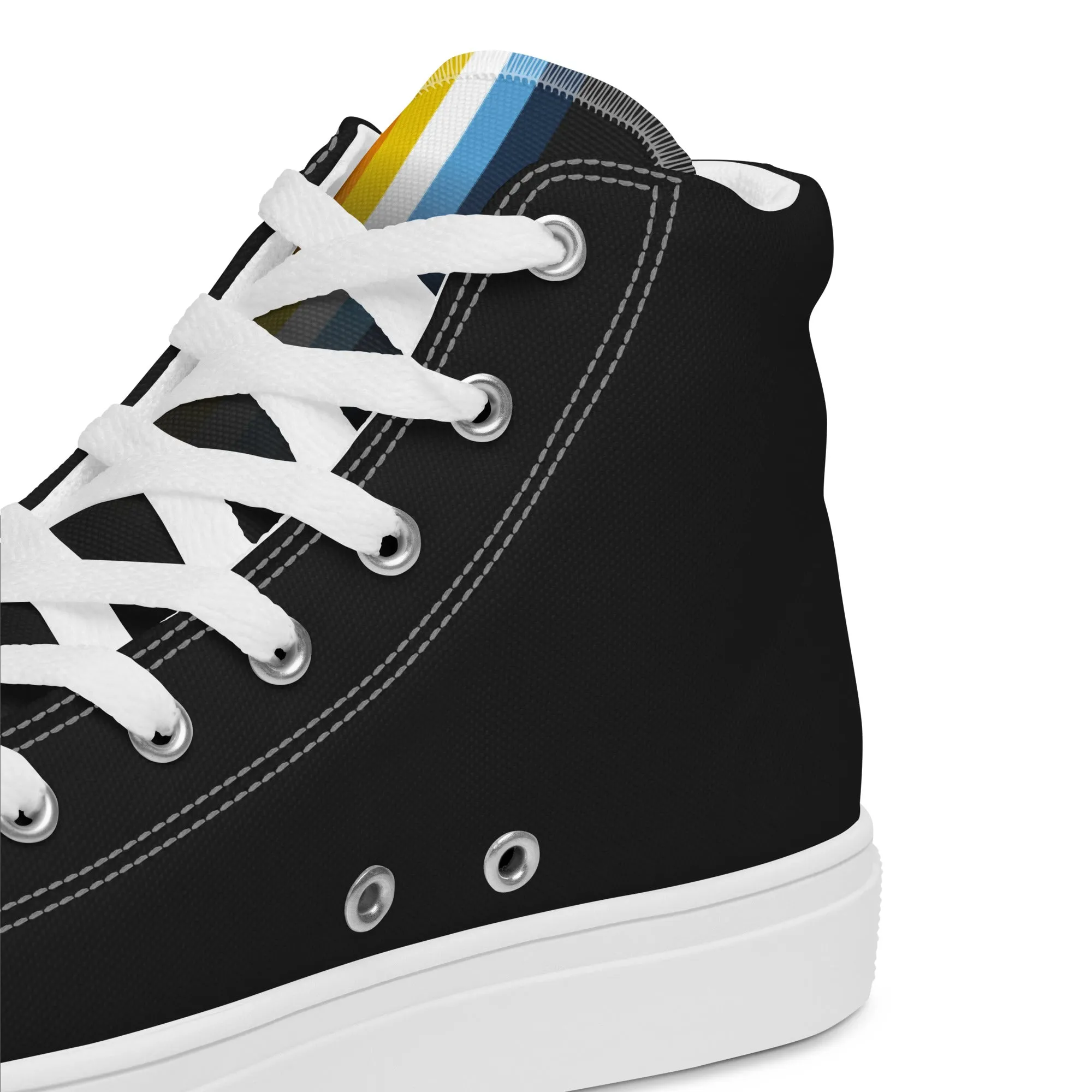 AroAce Pride High Top Trainers (male sizes)