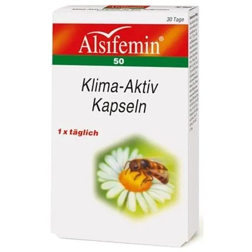 Best vitamins for menopause, ALSIFEMIN 50 climate active with soya 1x1 capsules