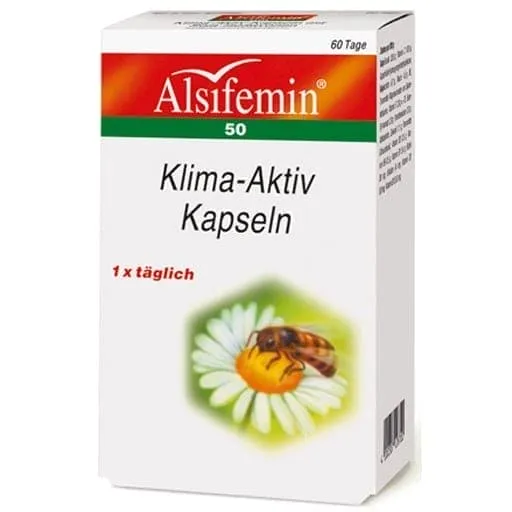 Best vitamins for menopause, ALSIFEMIN 50 climate active with soya 1x1 capsules