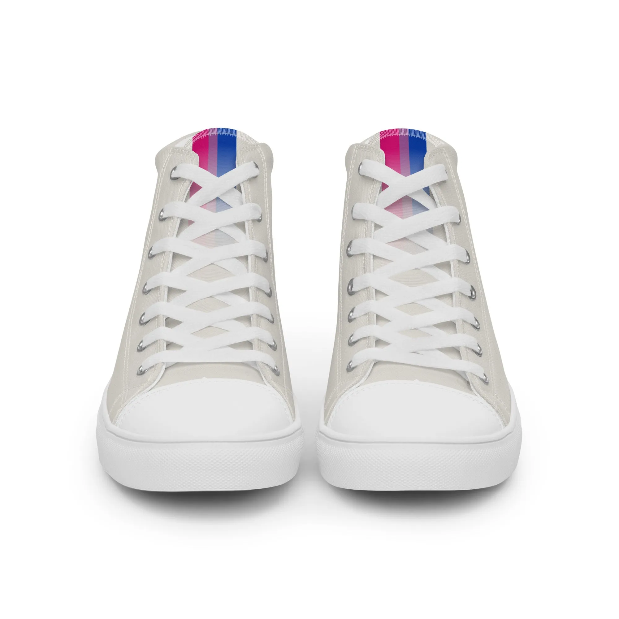 Bi Pride Hemp High Top Trainers (male sizes)