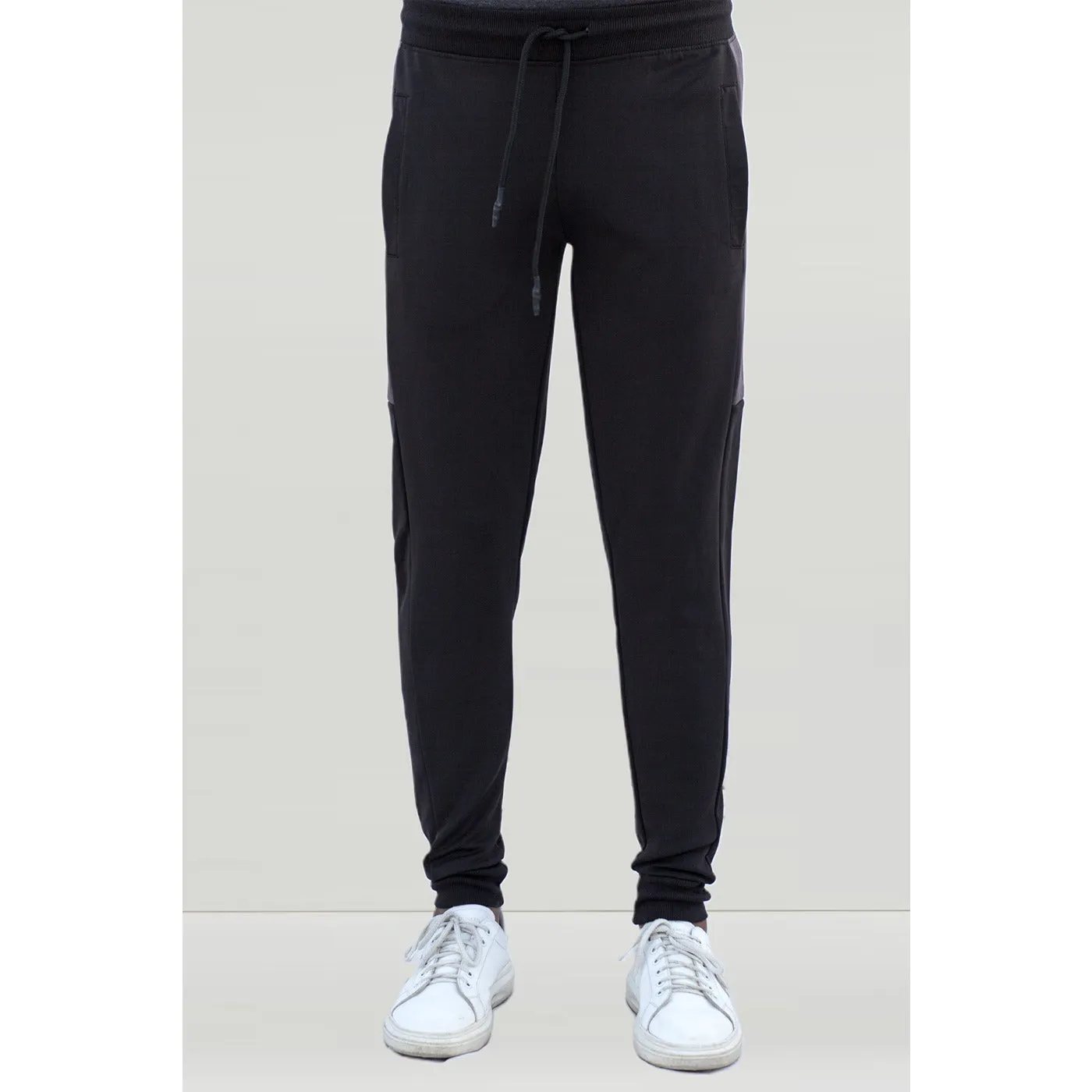 Black Sports Side Stripe Joggers