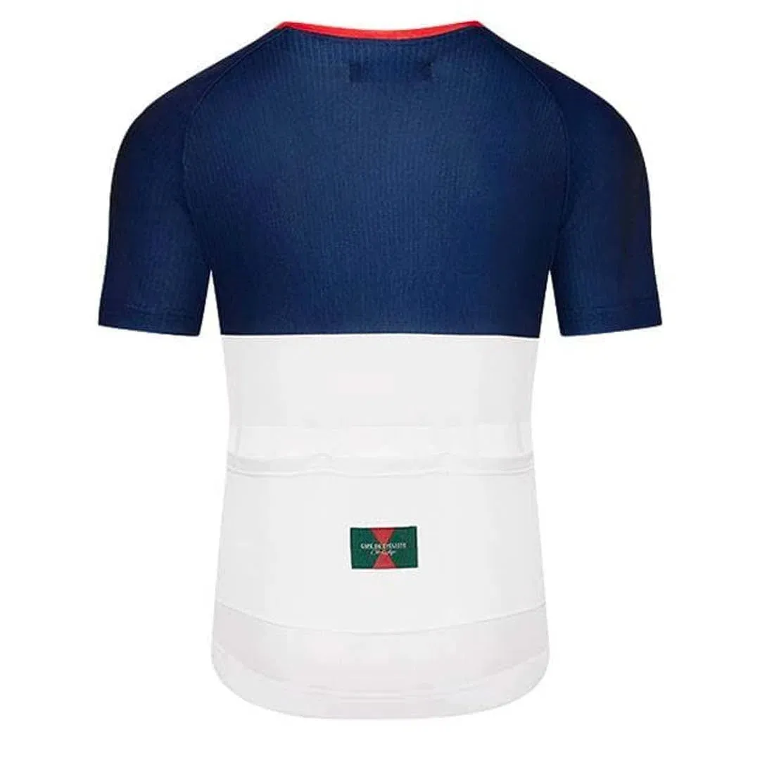 CAFE DU CYCLISTE Betty Gravel Cycling Jersey  - Navy/White