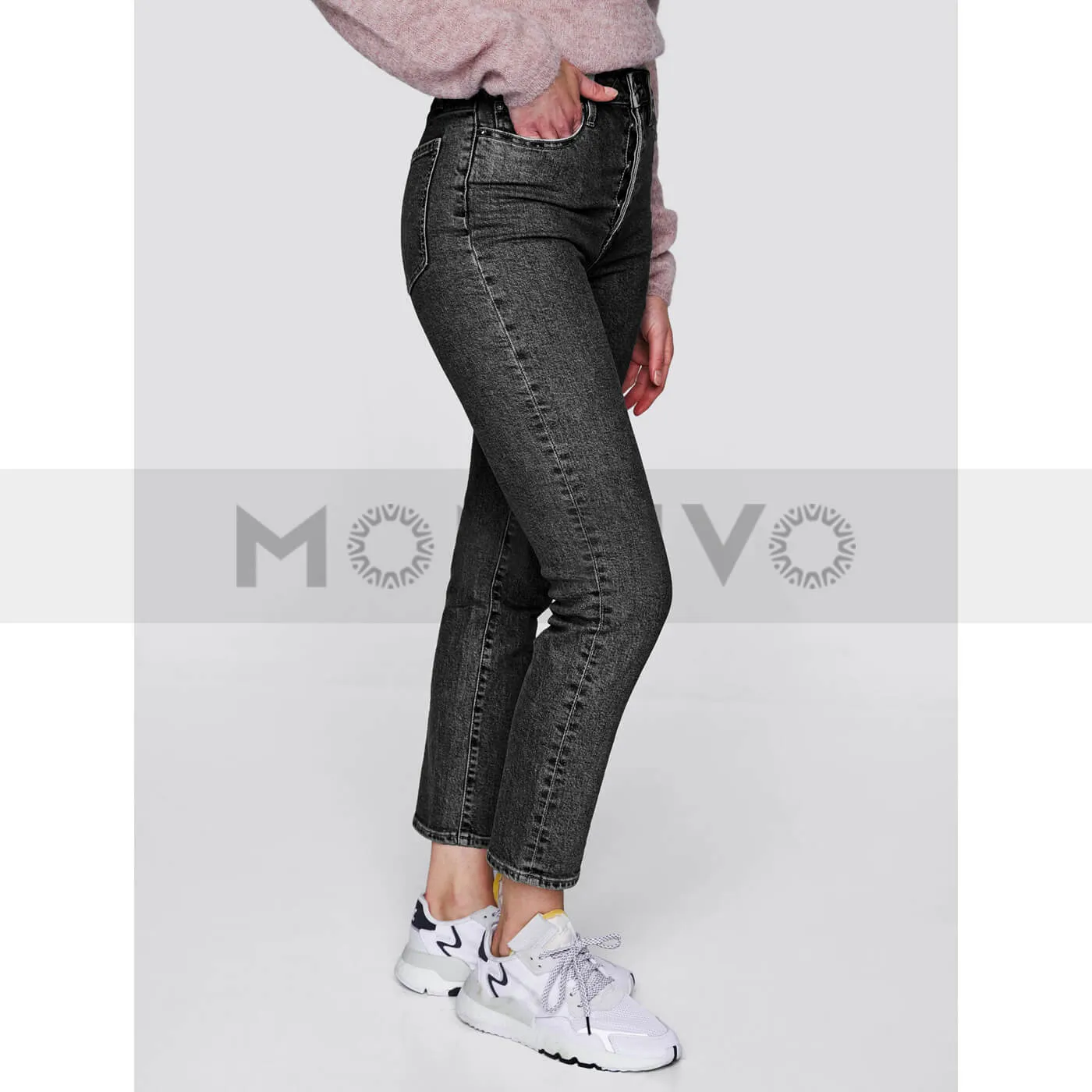 Charcoal Straight jeans