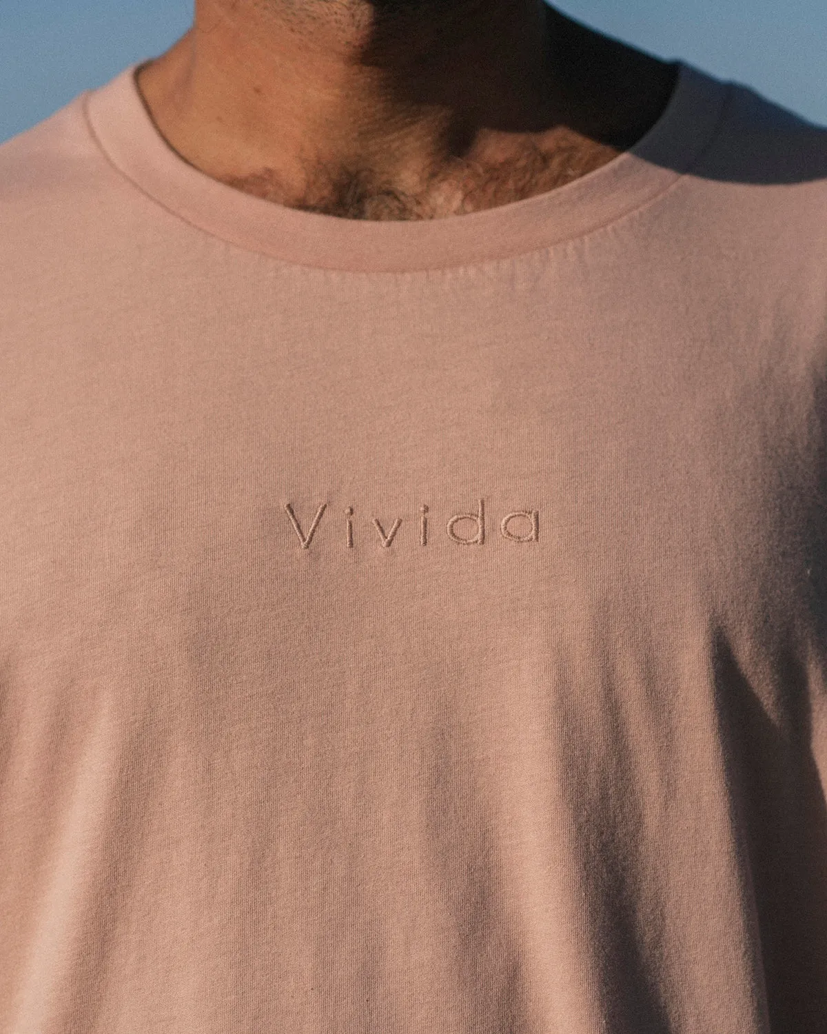 Classic Tee Embroidered - Misty Rose