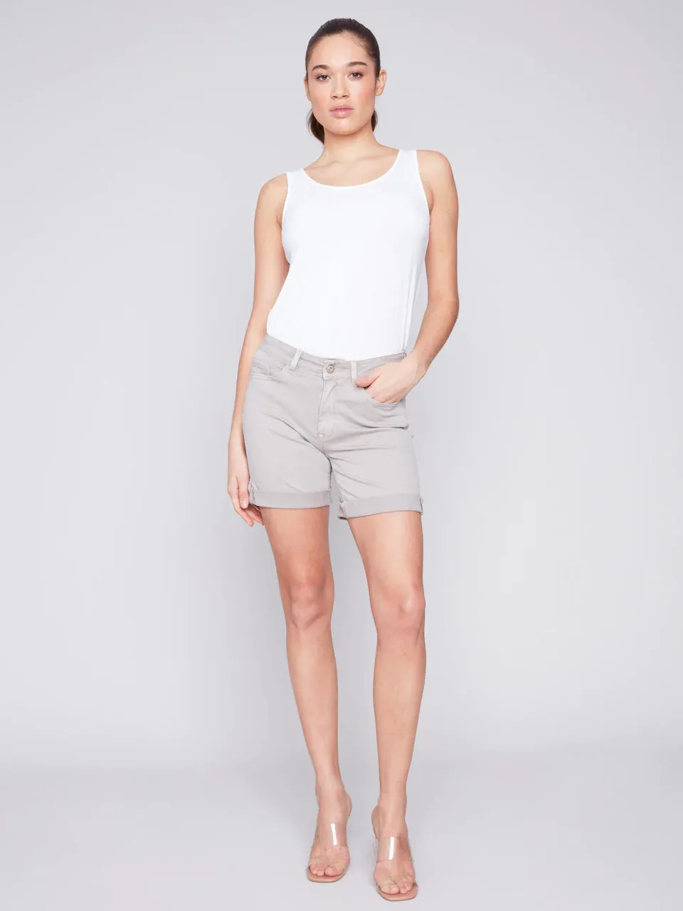 CUFFED HEM SHORTS