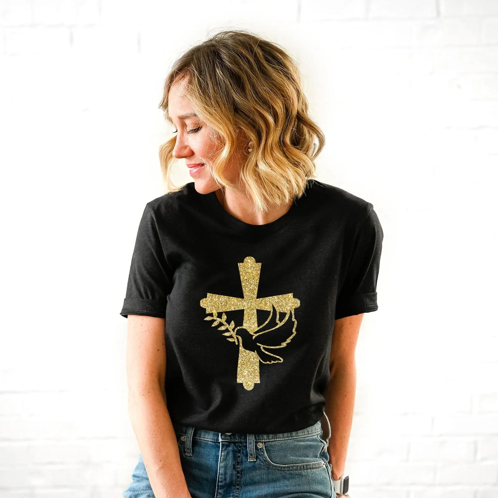 Dove of Peace Tee Shirts For Women - Christian Shirts for Women - Religious Tee Shirts