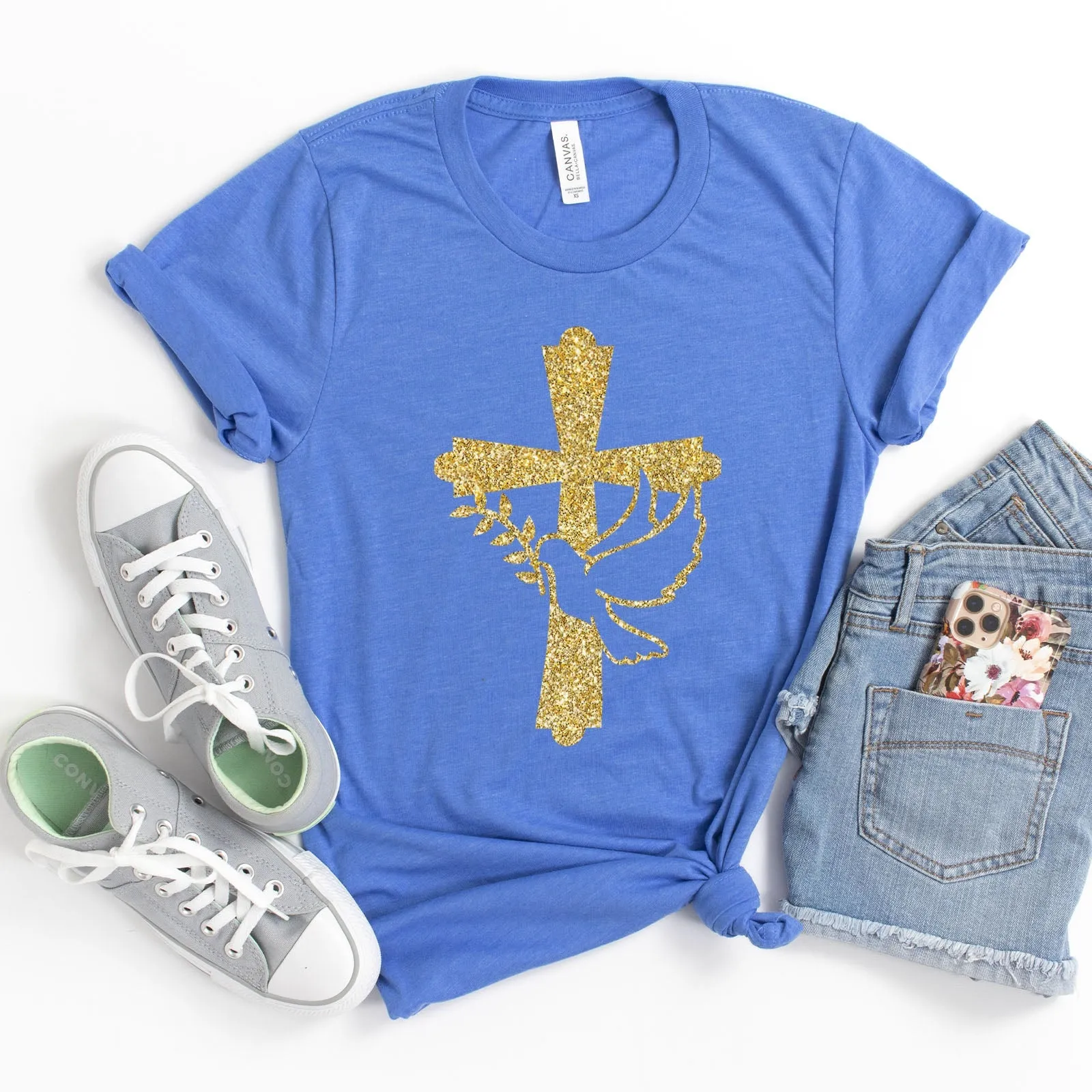 Dove of Peace Tee Shirts For Women - Christian Shirts for Women - Religious Tee Shirts