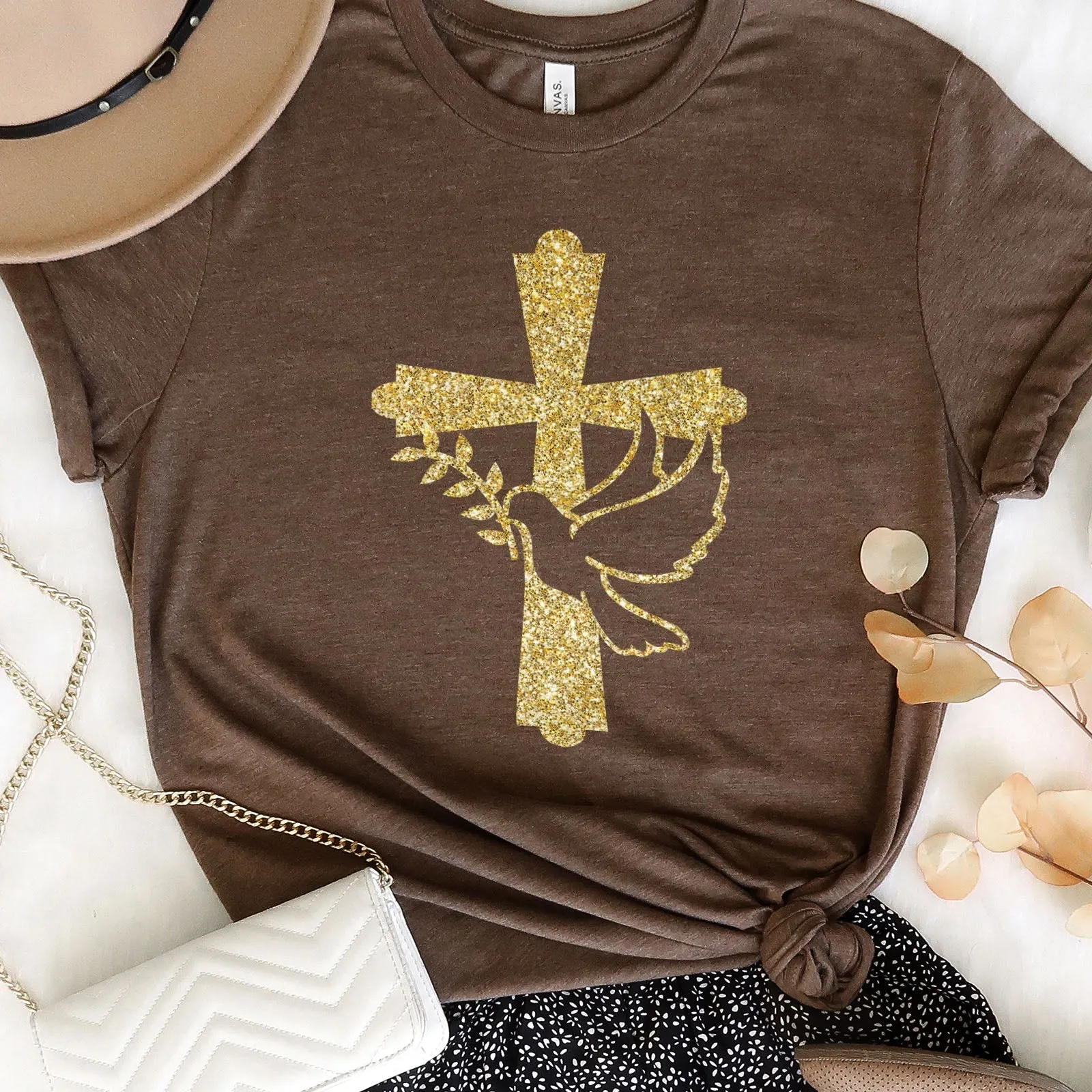 Dove of Peace Tee Shirts For Women - Christian Shirts for Women - Religious Tee Shirts