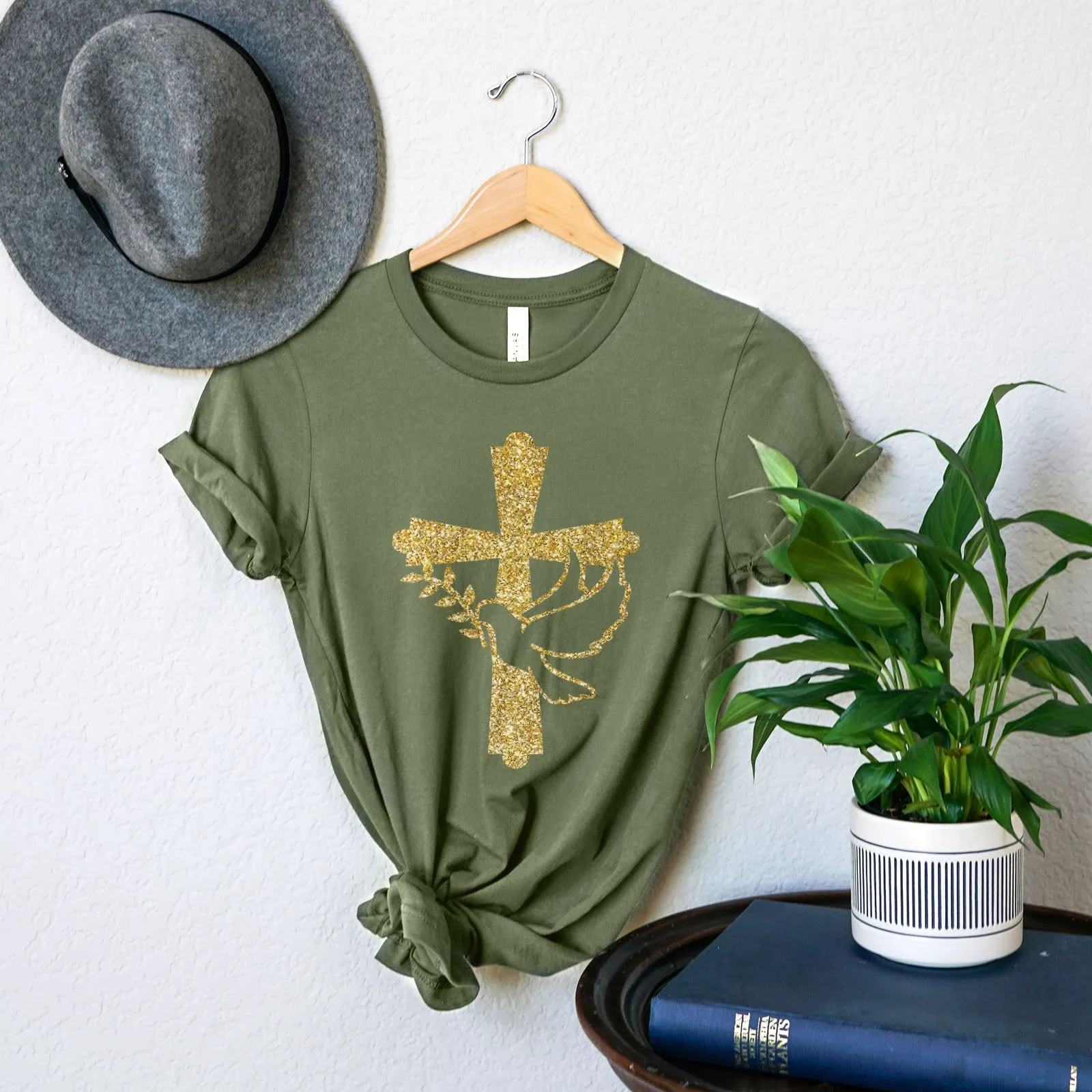 Dove of Peace Tee Shirts For Women - Christian Shirts for Women - Religious Tee Shirts