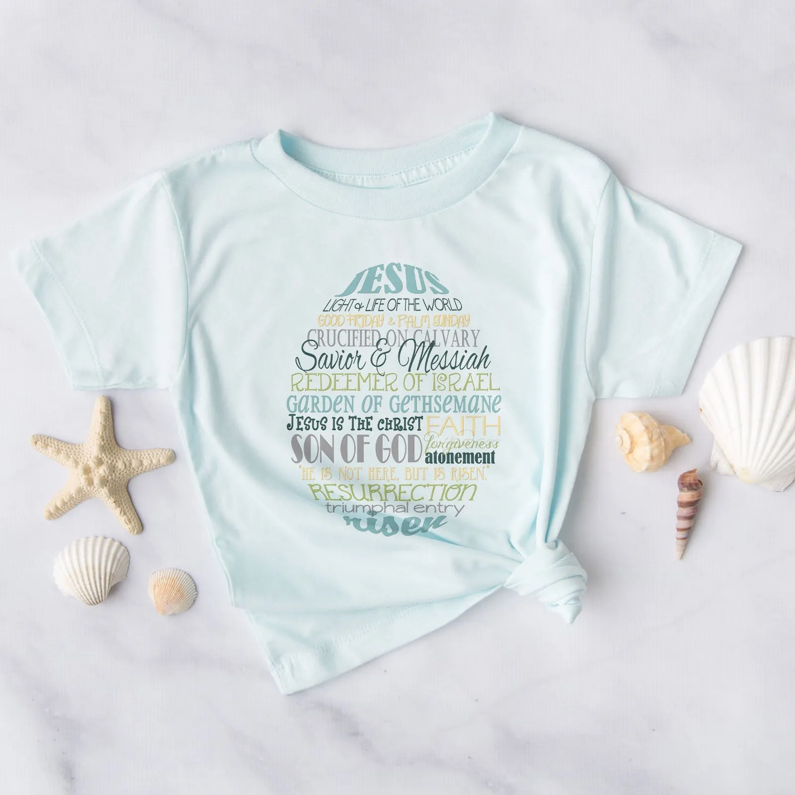 Easter Egg Subway Tee Shirts For Women - Christian Easter T Shirts