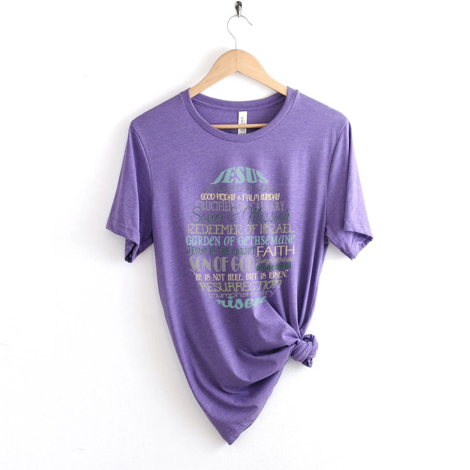 Easter Egg Subway Tee Shirts For Women - Christian Easter T Shirts