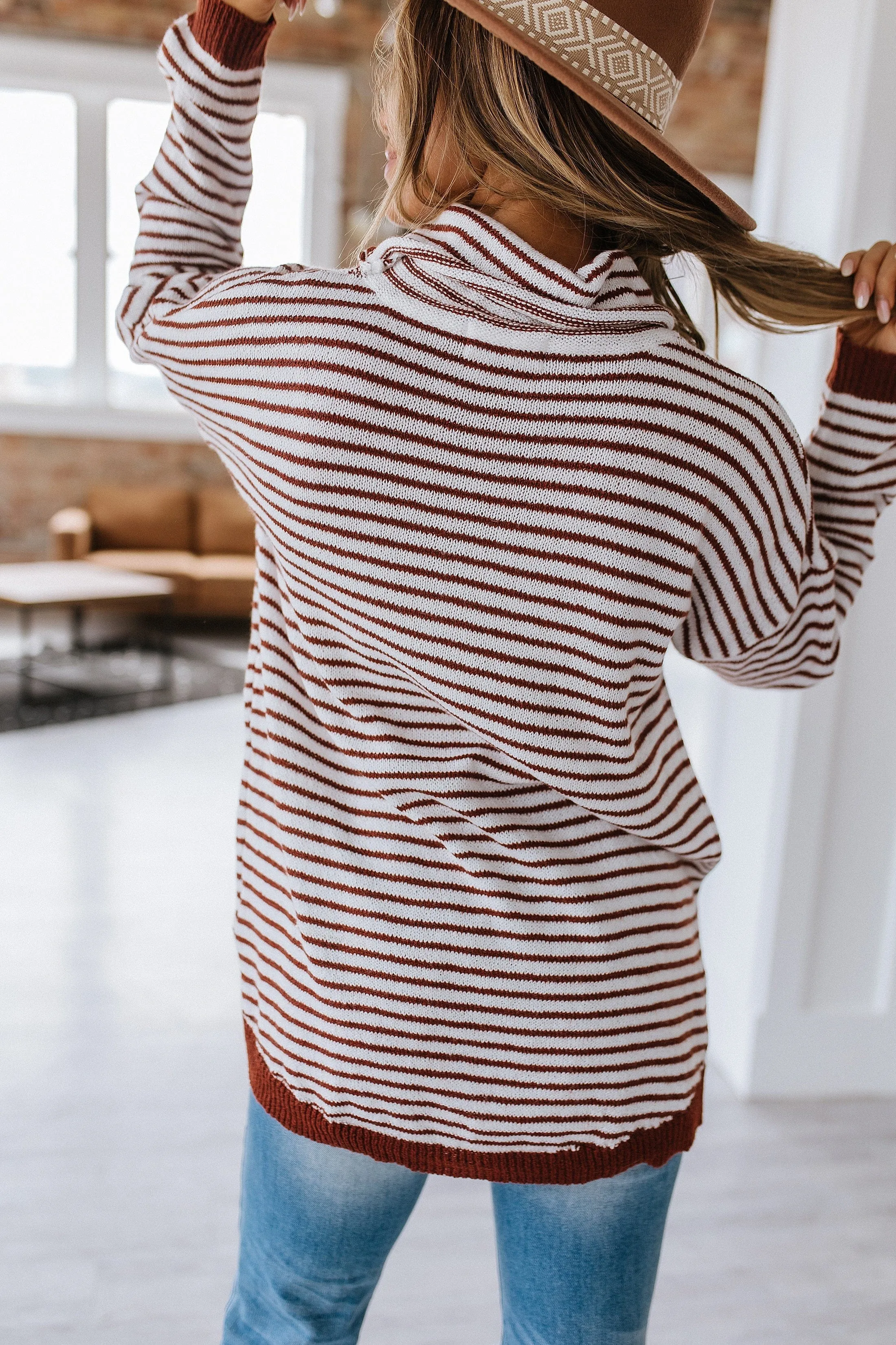 Emmy Striped Oversized Sweater | S-2XL