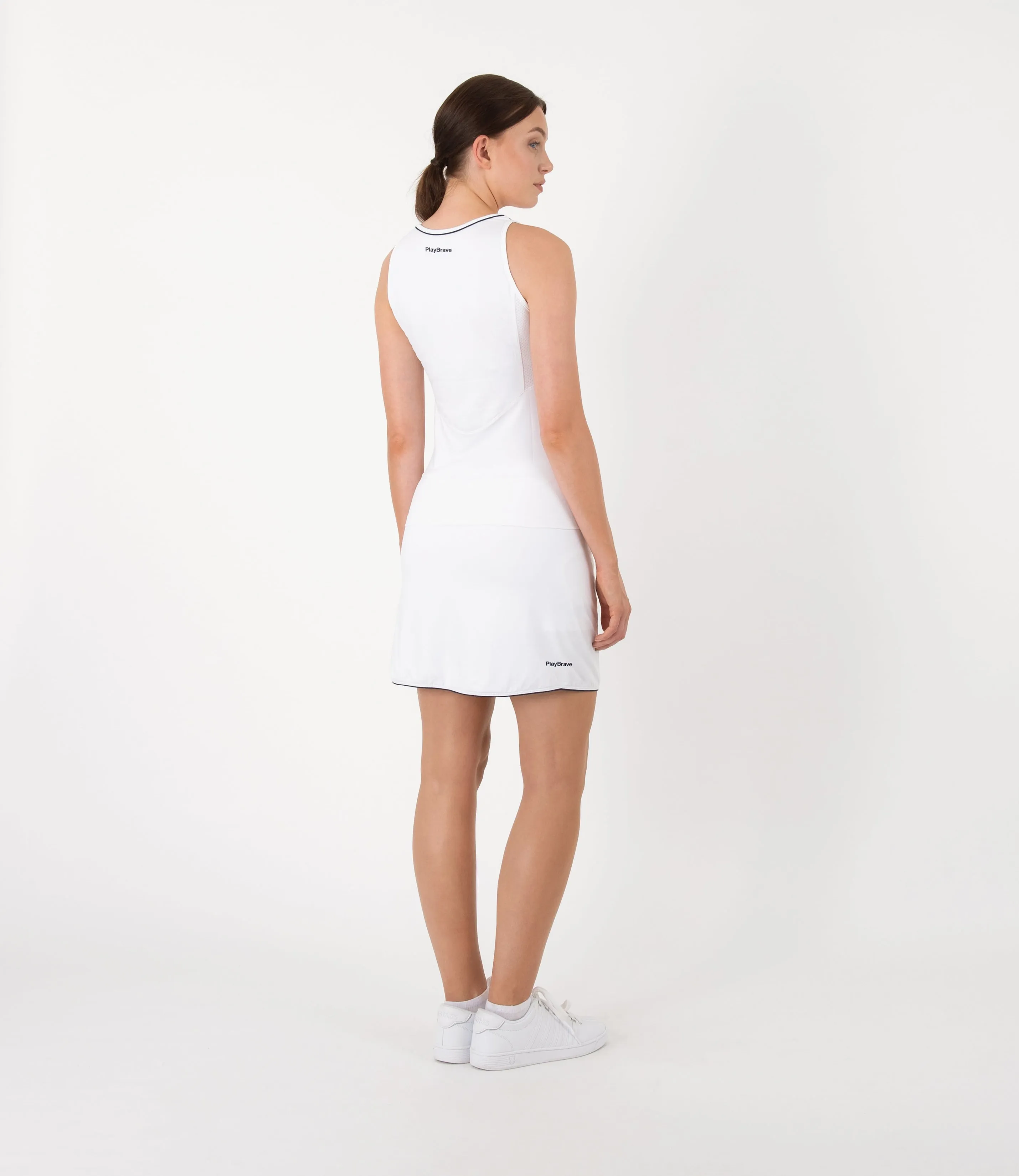 Eugenie Plus Skort - White/Navy