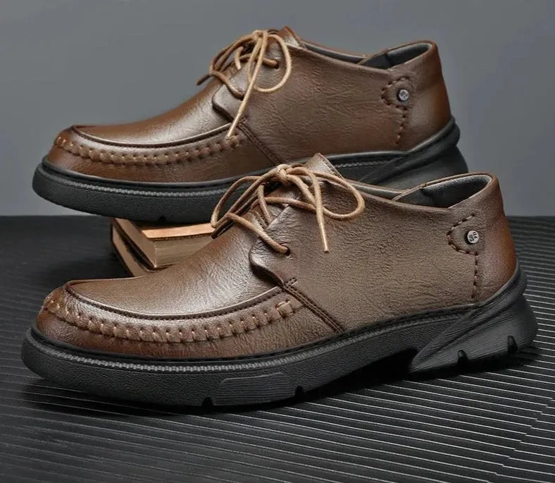 Fashion Soft Handmade Luxury Footwear Breathable Comfortable High Quality Microfiber Leather Men Driving Shoes