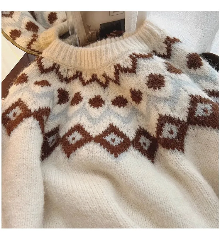 Fashionable jacquard sweater for women design new style      S4803