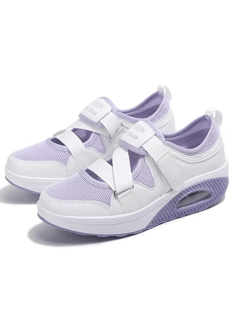 Fashionable Sports Mesh Women's Sneakers on Platform - SF1540