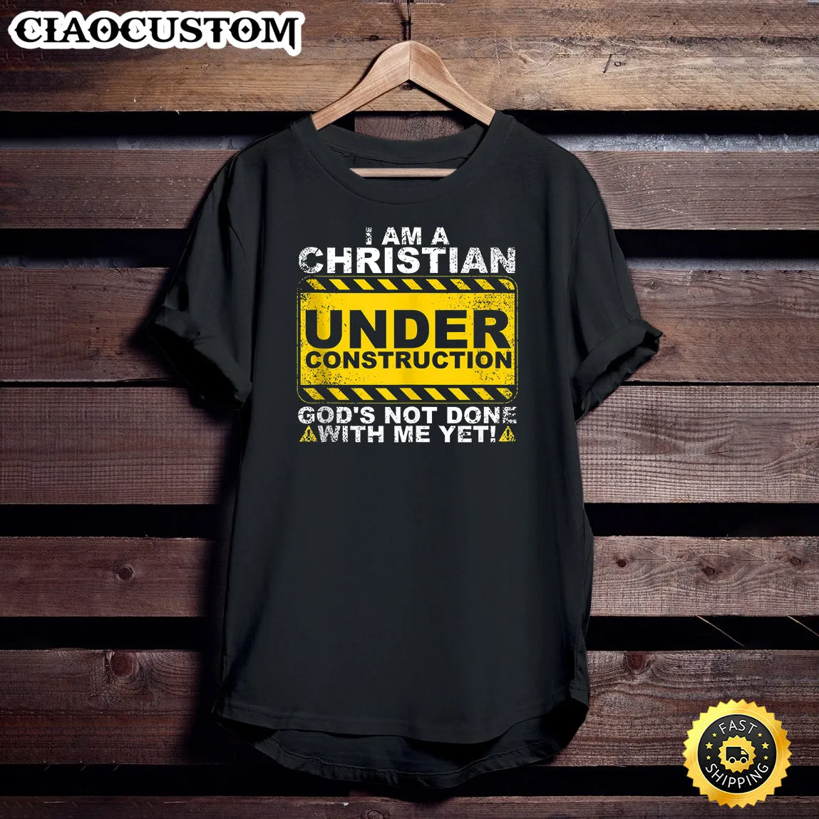 Funny Christian Under Construction Gift Catholic Men Women Unisex T Shirt - Men Women T-Shirts