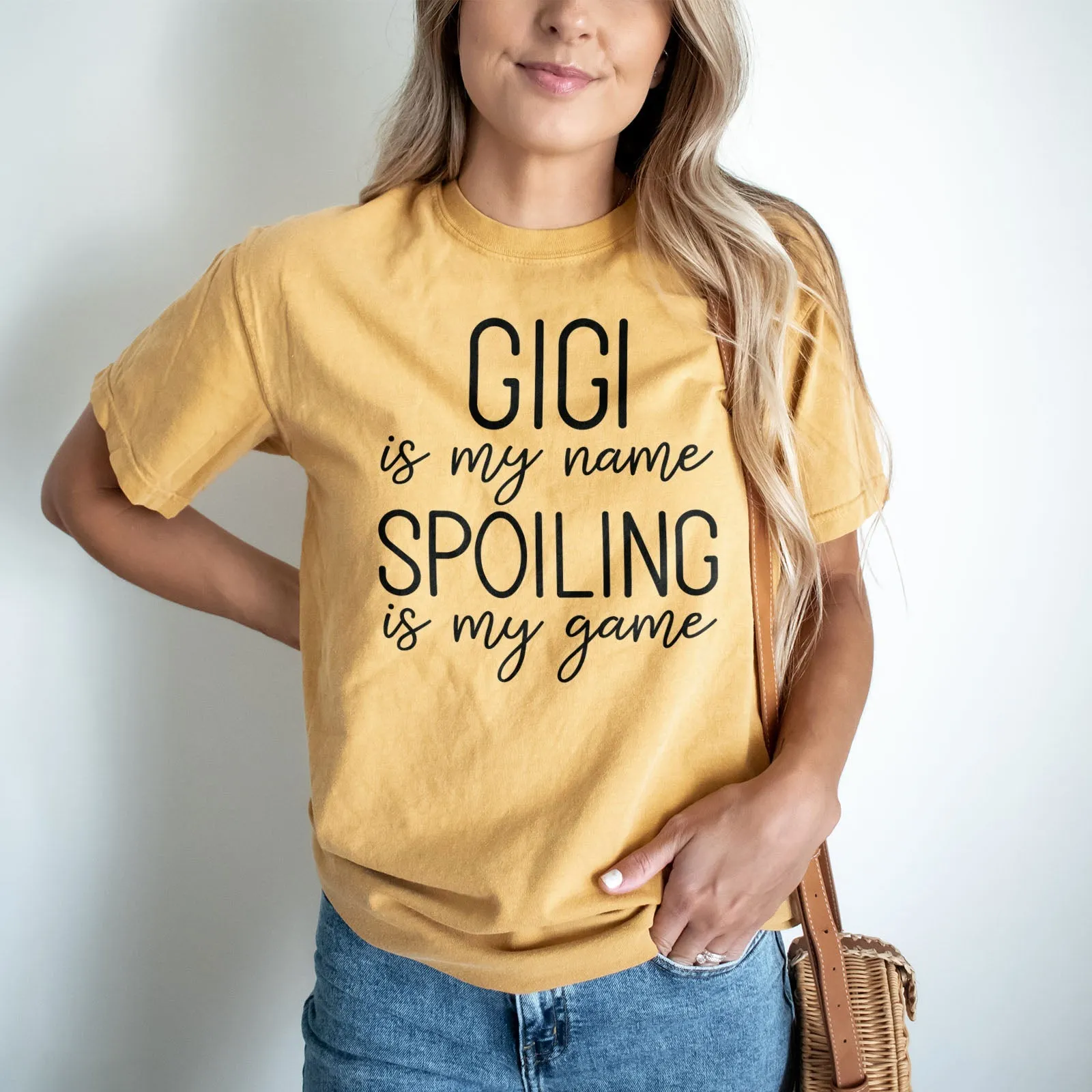 Gigi Is My Name Spoiling Is My Game Tee Shirts For Women - Christian Shirts for Women - Religious Tee Shirts