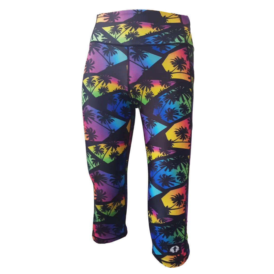 High Waist Funky 3/4 Leggings - Eddy the 9th