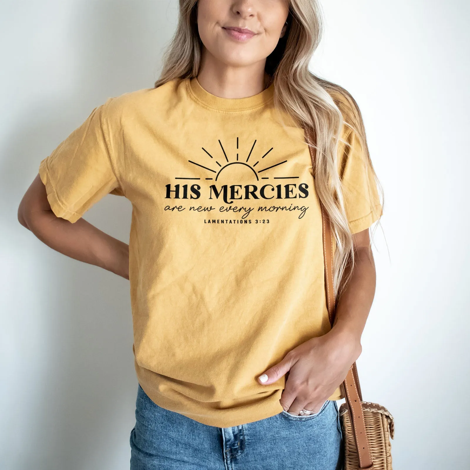 His Mercies Are Tee Shirts For Women - Christian Shirts for Women - Religious Tee Shirts