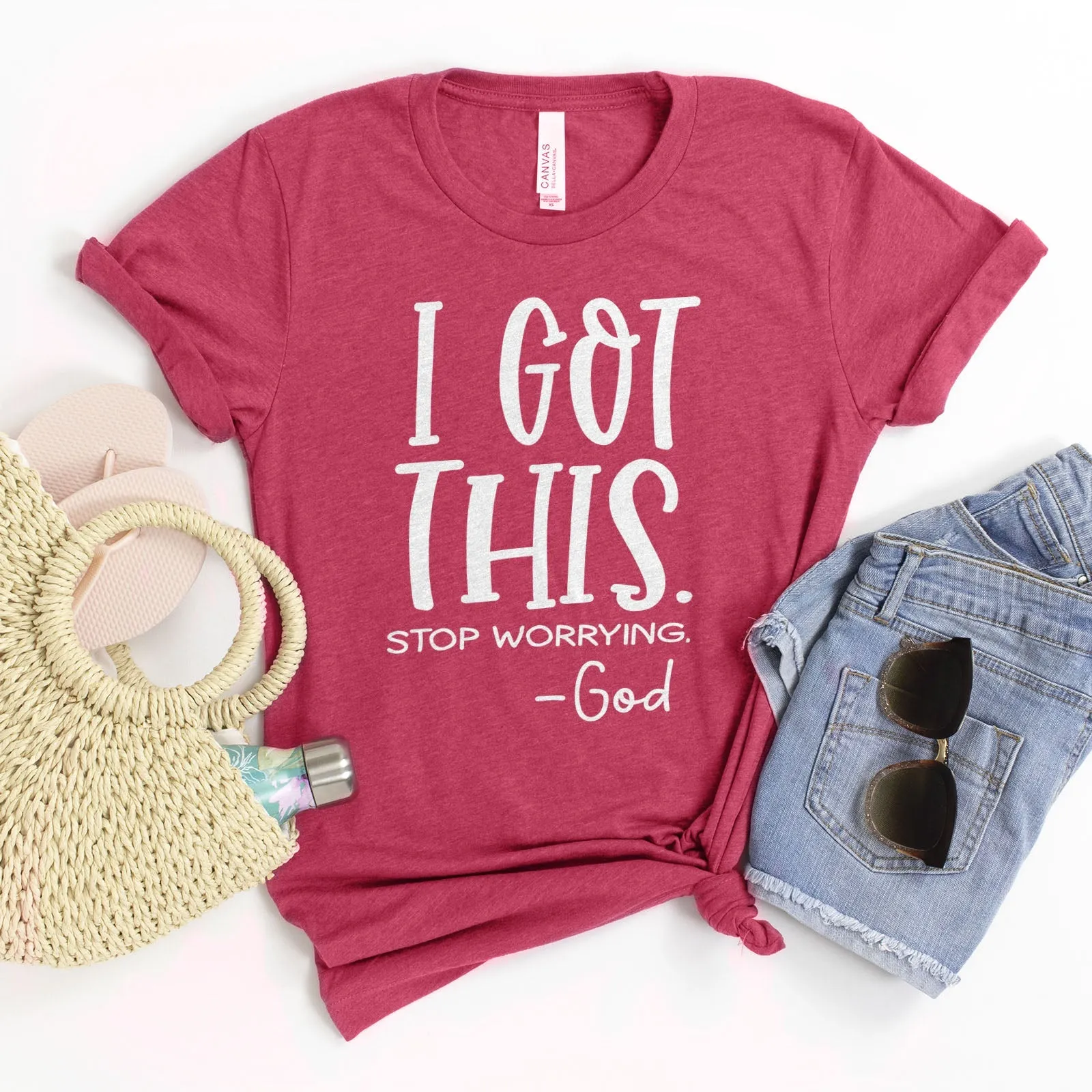 I Got This Stop Worrying Tee Shirts For Women - Christian Shirts for Women - Religious Tee Shirts