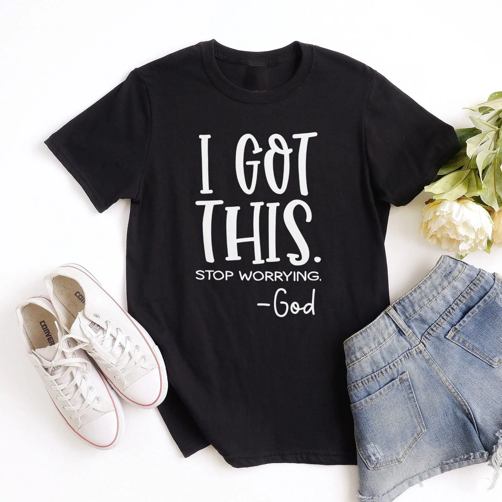 I Got This Stop Worrying Tee Shirts For Women - Christian Shirts for Women - Religious Tee Shirts