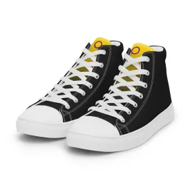 Intersex Pride Black High Top Trainers (male sizes)