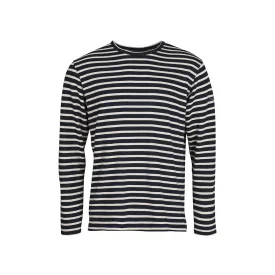 Jaques Striped Long Sleeve Tee - SR Navy/Ecru