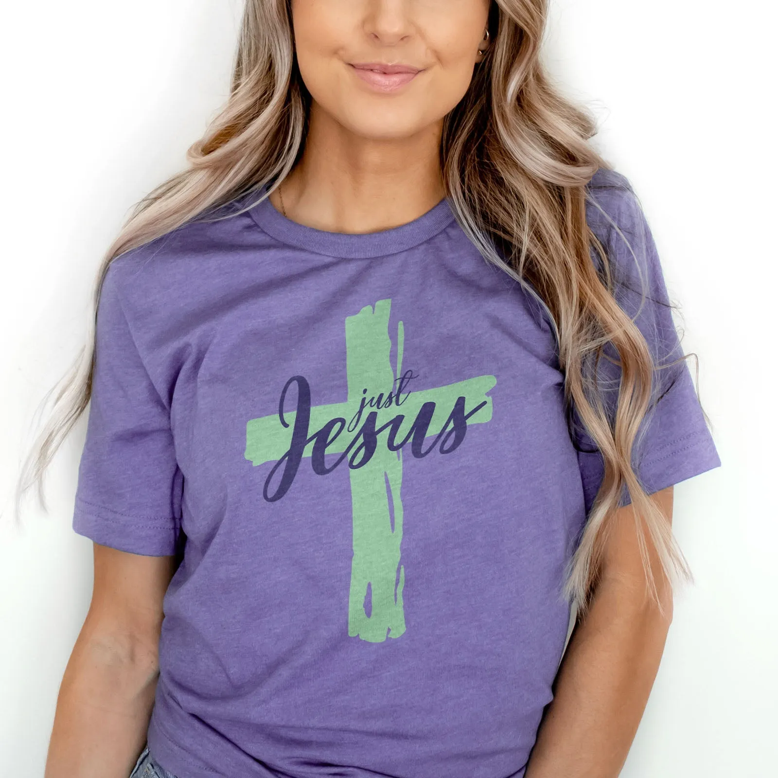 Just Jesus Tee Shirts For Women - Christian Shirts for Women - Religious Tee Shirts