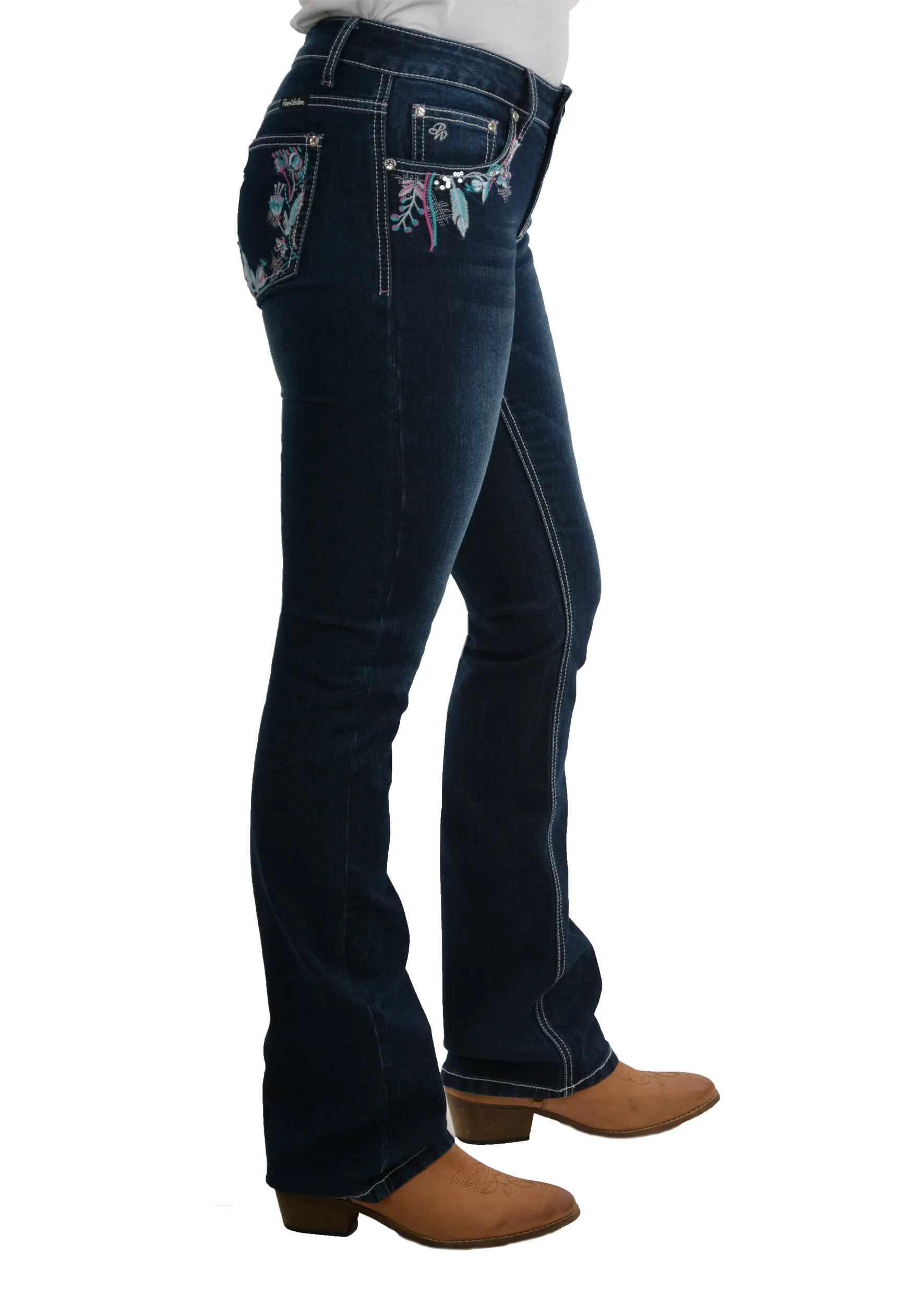 Ladies Pure Western Madison Bootcut Jean - 32" Leg - PCP2208158