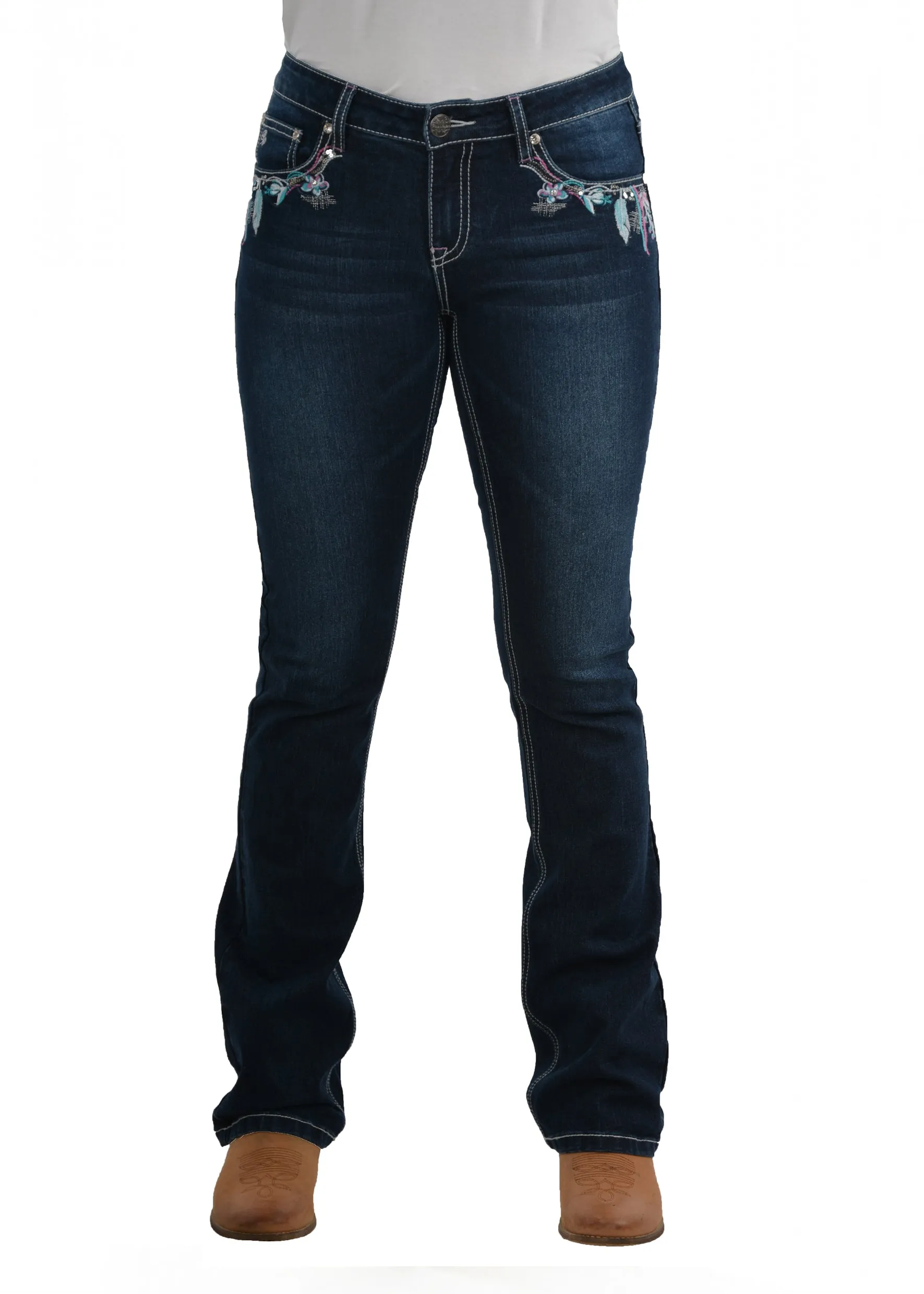 Ladies Pure Western Madison Bootcut Jean - 32" Leg - PCP2208158