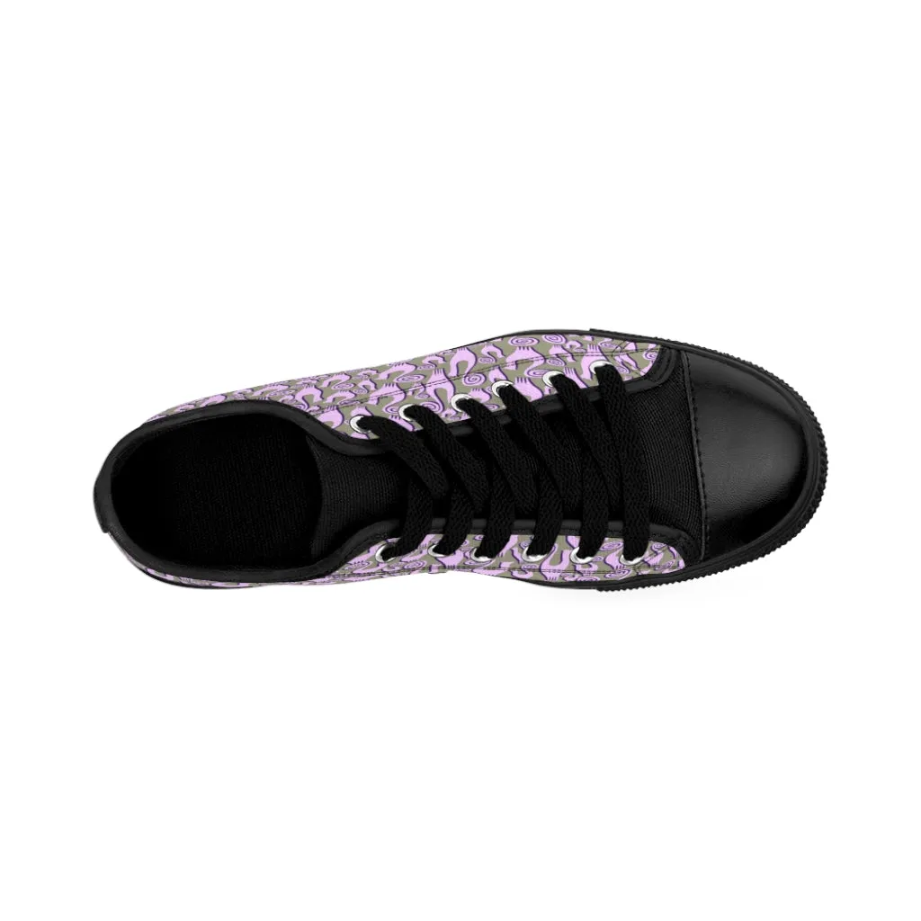 Lilac Snooty Cats Women's Sneakers