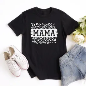 Mama Leopard Block Tee Shirts For Women - Christian Shirts for Women - Religious Tee Shirts