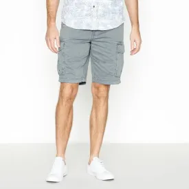 Men Cargo Shorts (Mantaray) - Light Grey 2