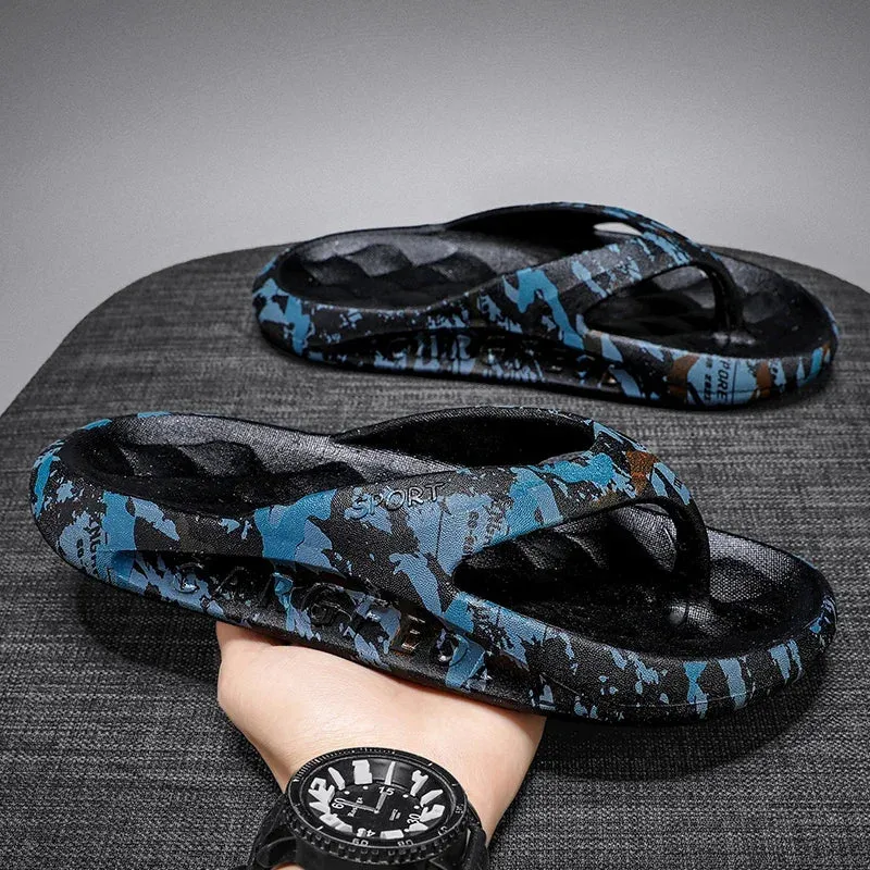 Men Slippers Summer Indoor Outdoor Slip on Flip Flops EVA Bathroom Slippers - MSL50261