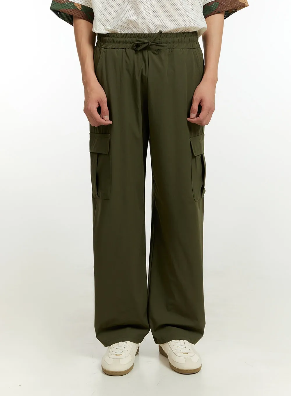 Men's Cargo Pants (Dark Green) IL412