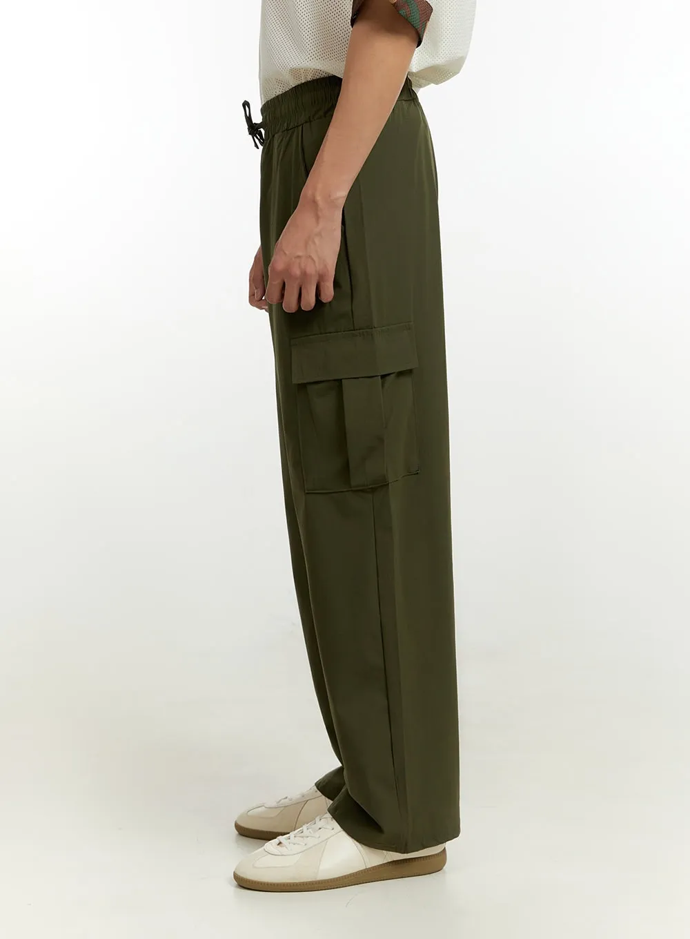 Men's Cargo Pants (Dark Green) IL412