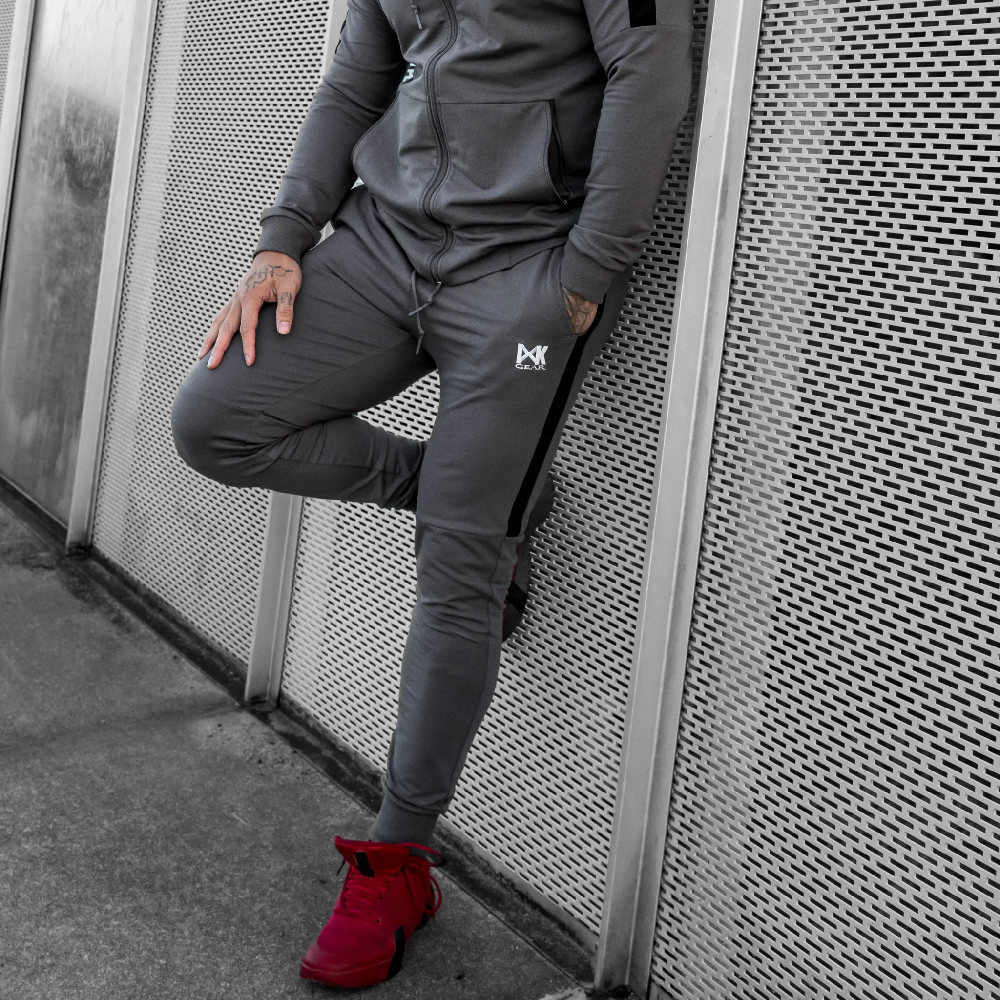 Men's IXK Tracksuit - Charcoal