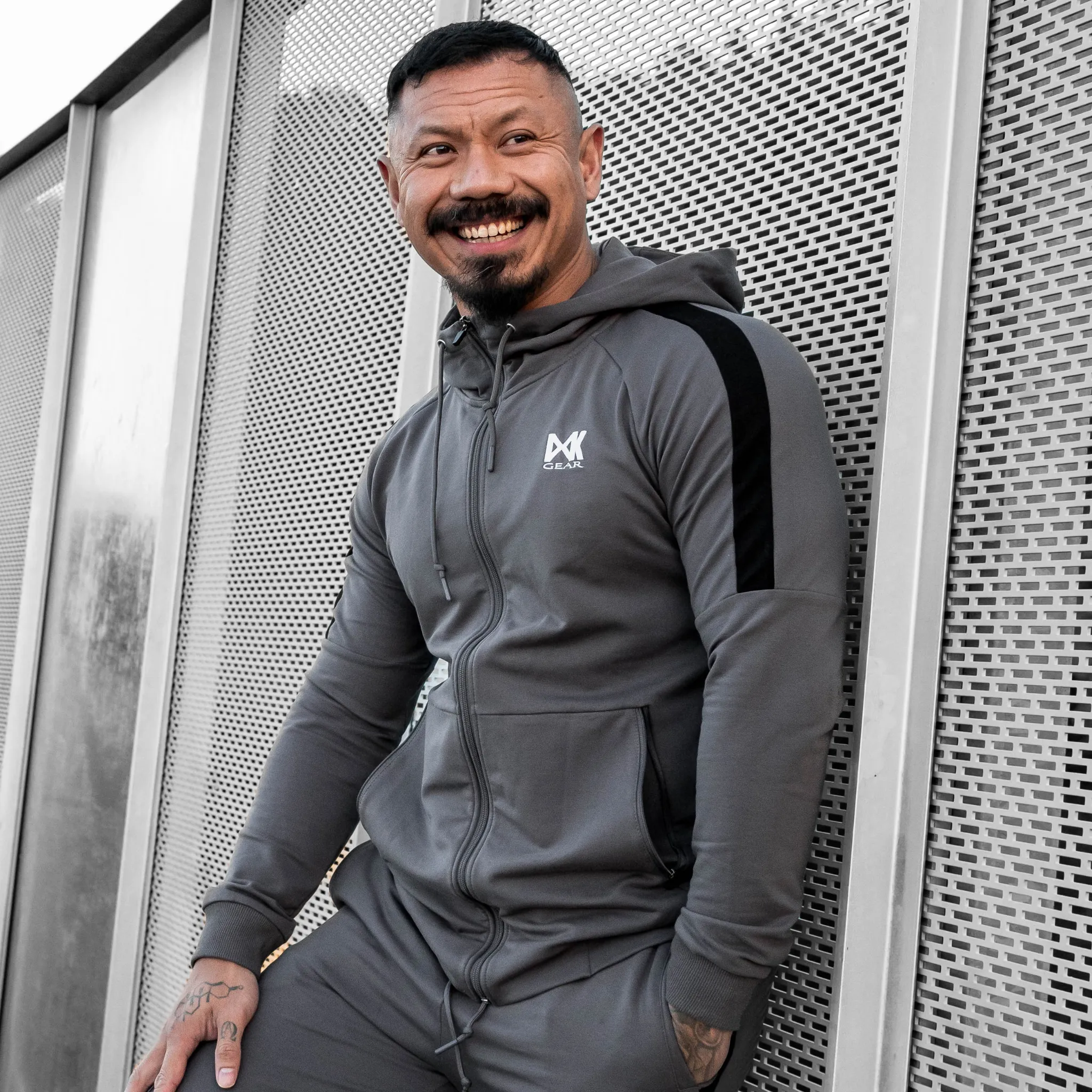 Men's IXK Tracksuit - Charcoal