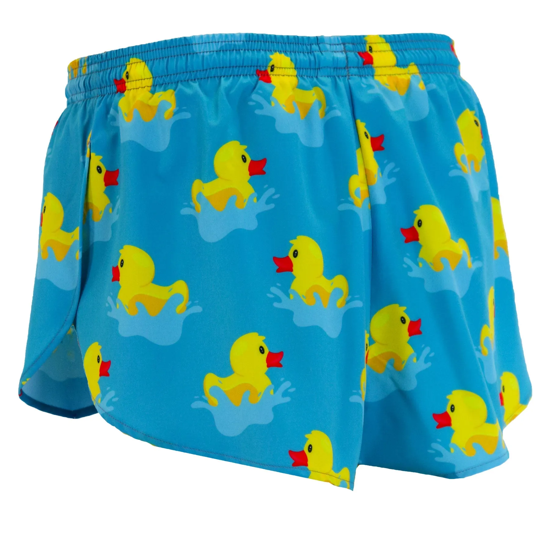 Men's Printed 3" Half Split Shorts - Rubber Duckie