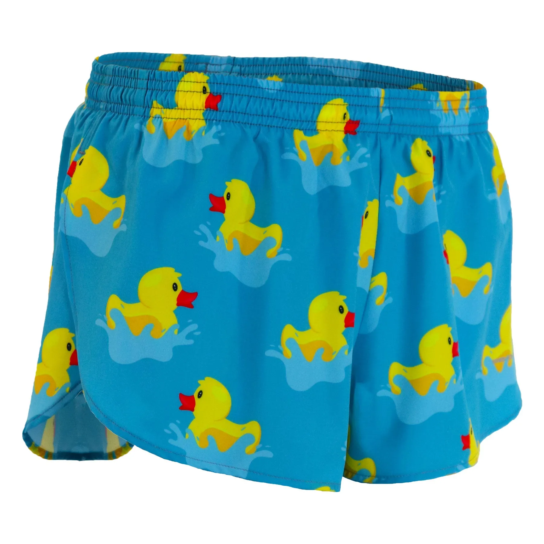 Men's Printed 3" Half Split Shorts - Rubber Duckie