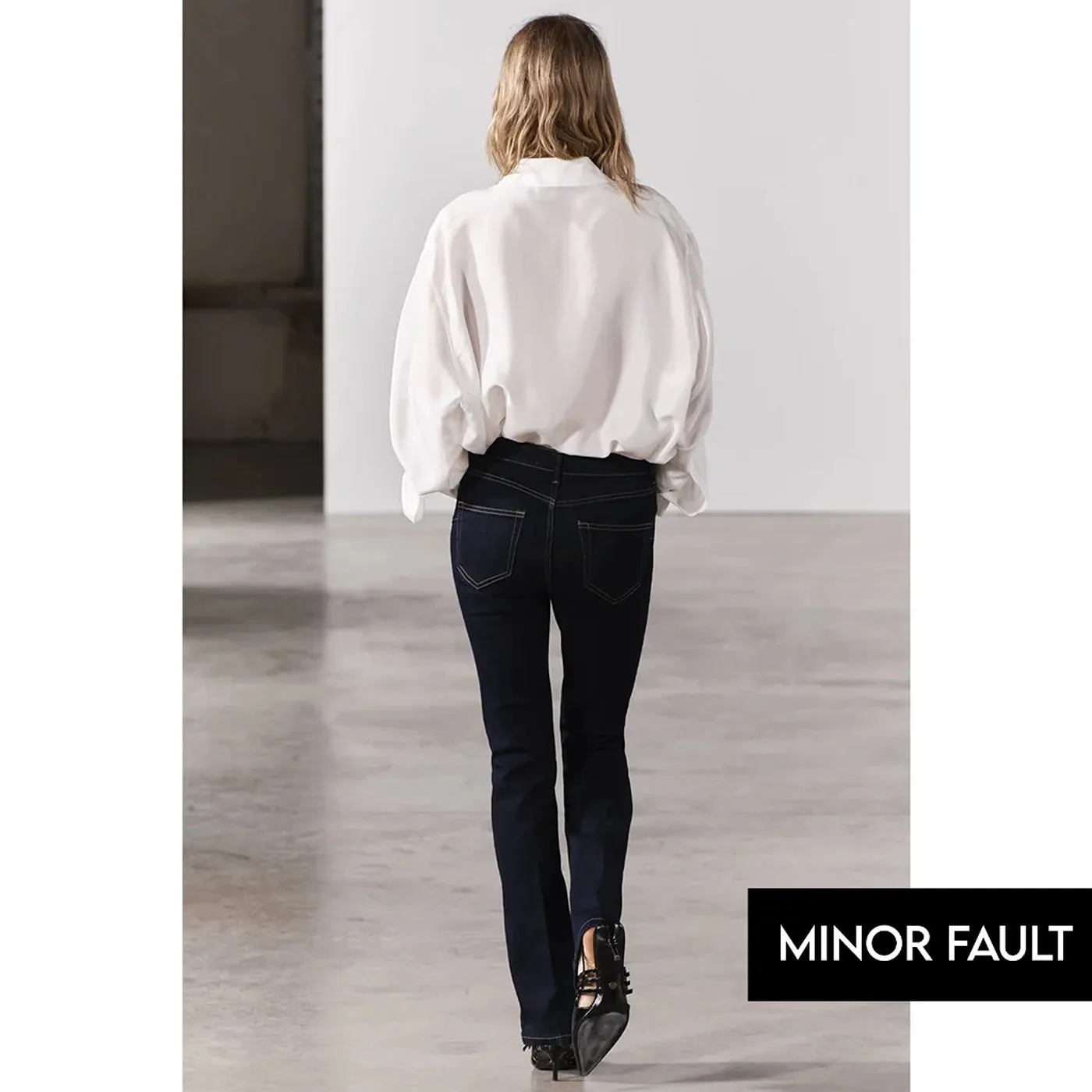 (Minor Fault) Rinse Wash Boot Cut Jeans