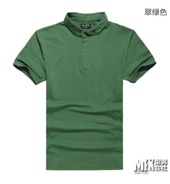 New Men's MIX Brand Polo Shirt For Men Polos Men Cotton Short Sleeve shirt Solid Polo Shirt Casual Breathable Sportswear PL003-2