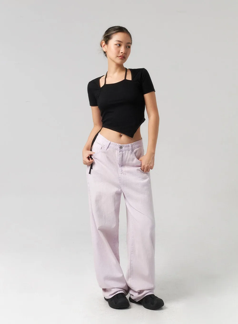 Oversized Cotton Pants CU329