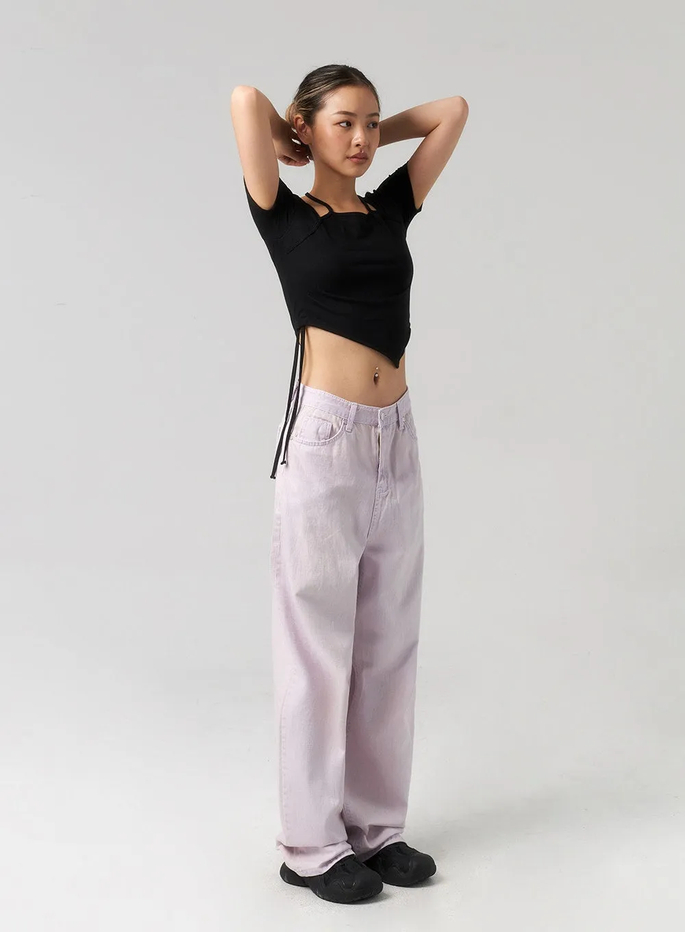 Oversized Cotton Pants CU329