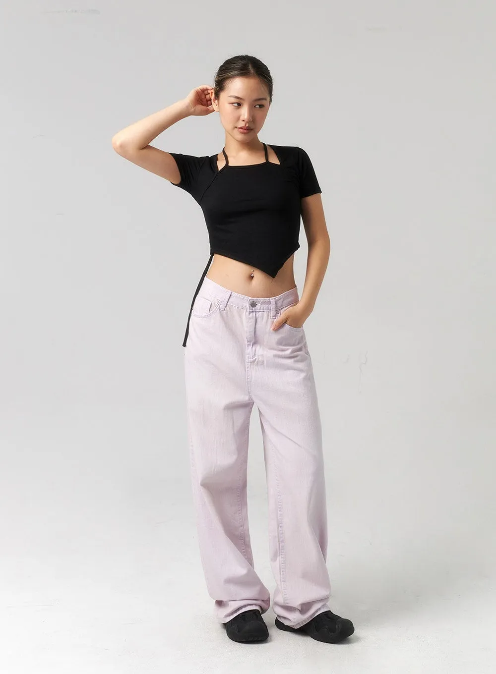 Oversized Cotton Pants CU329