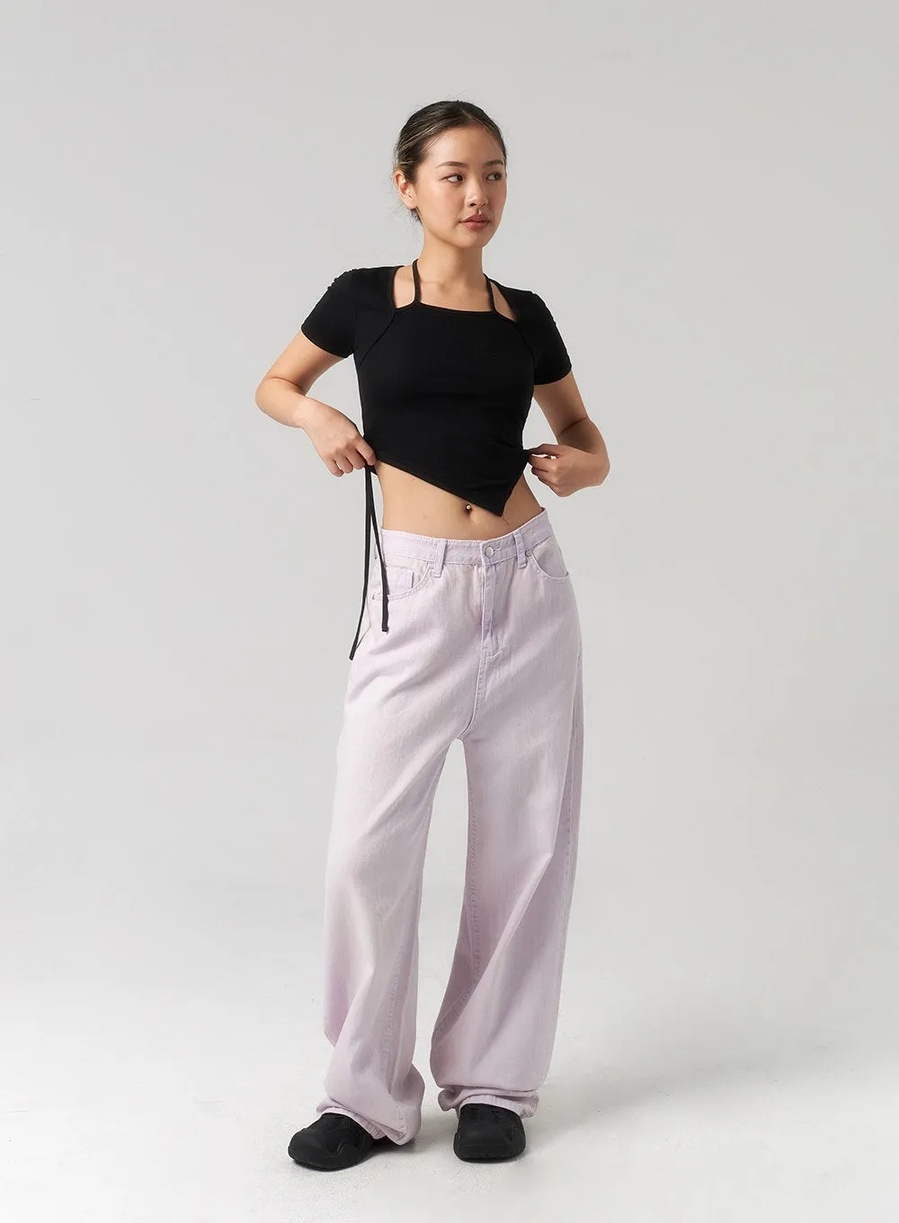 Oversized Cotton Pants CU329