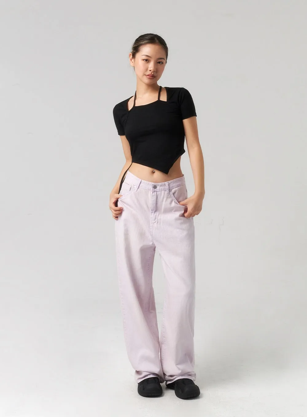 Oversized Cotton Pants CU329